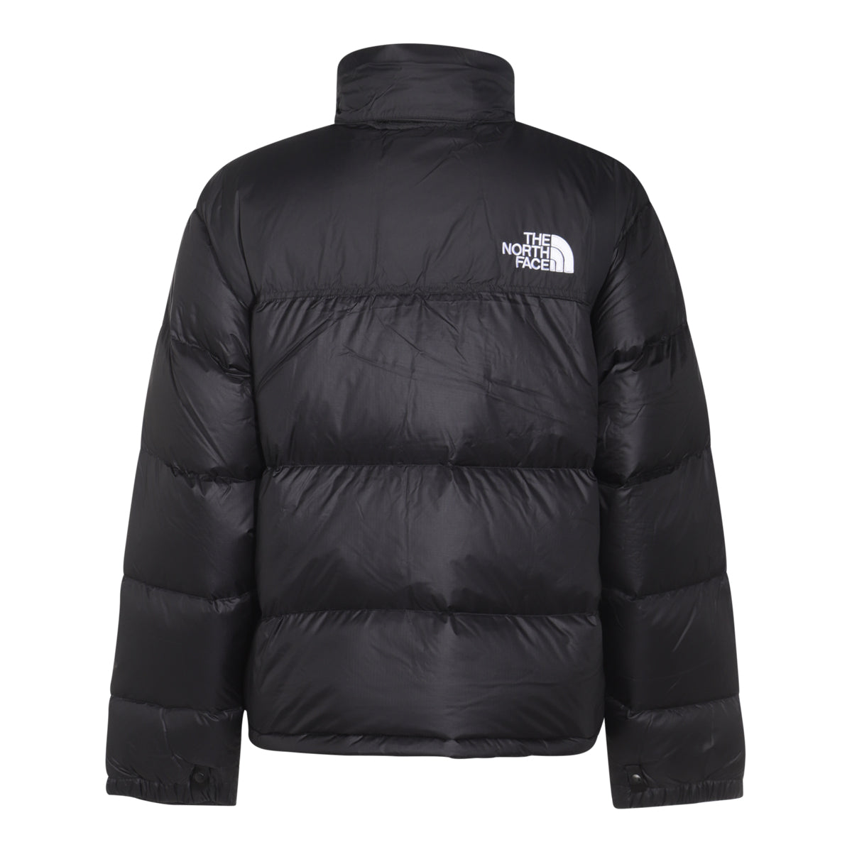 BLACK NYLON DOWN JACKET
