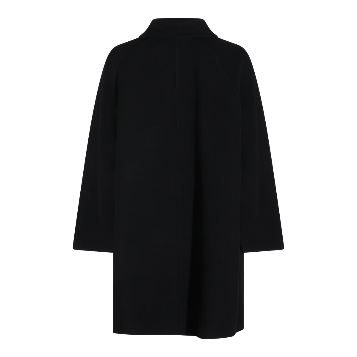 BLACK WOOL INA COAT