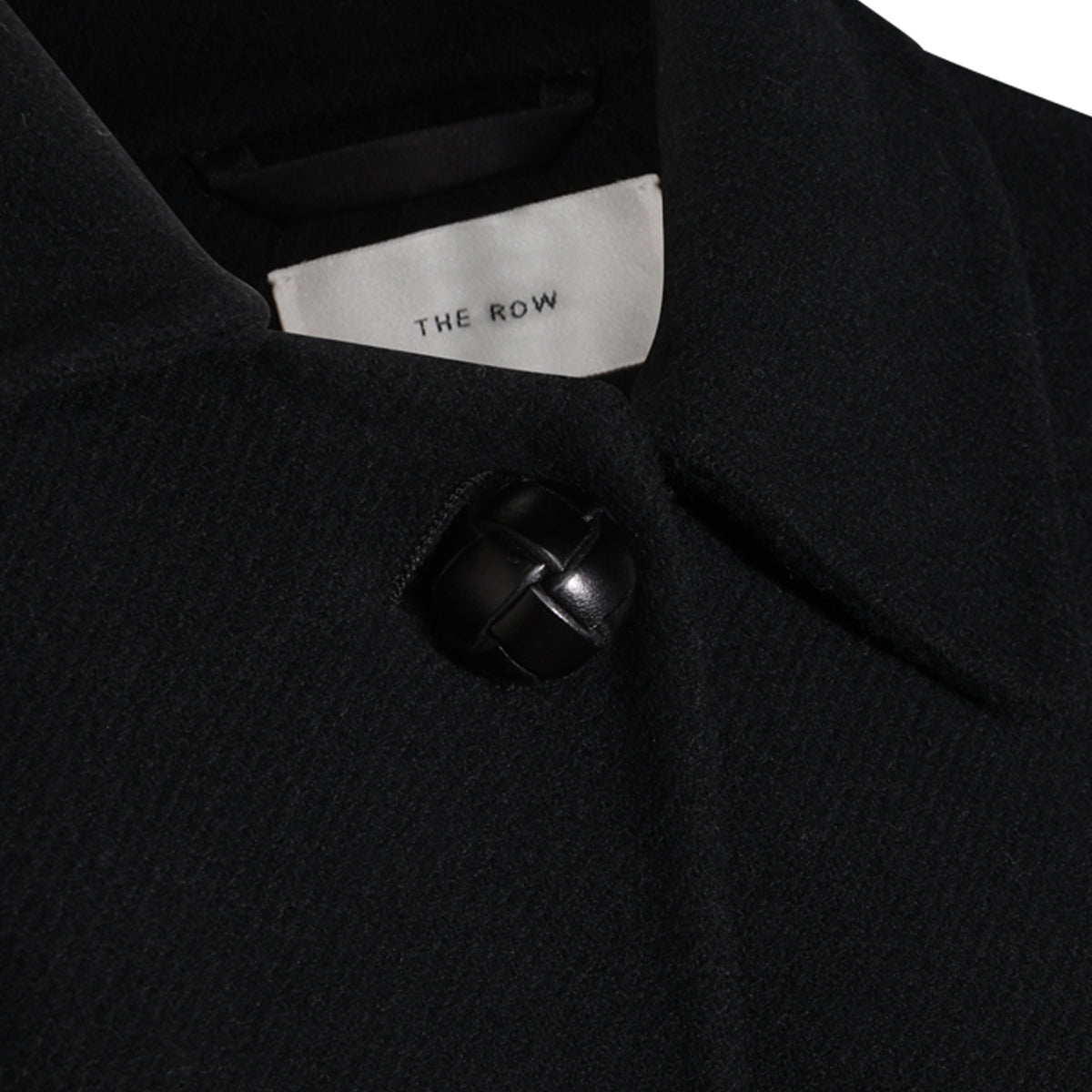 BLACK WOOL INA COAT