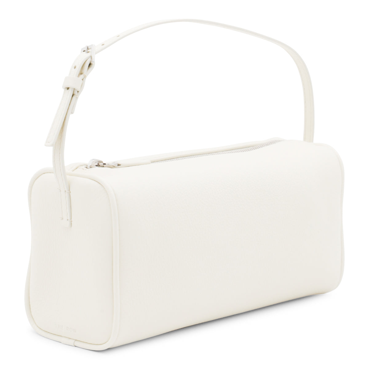 WHITE LEATHER 90'S SHOULDER BAG