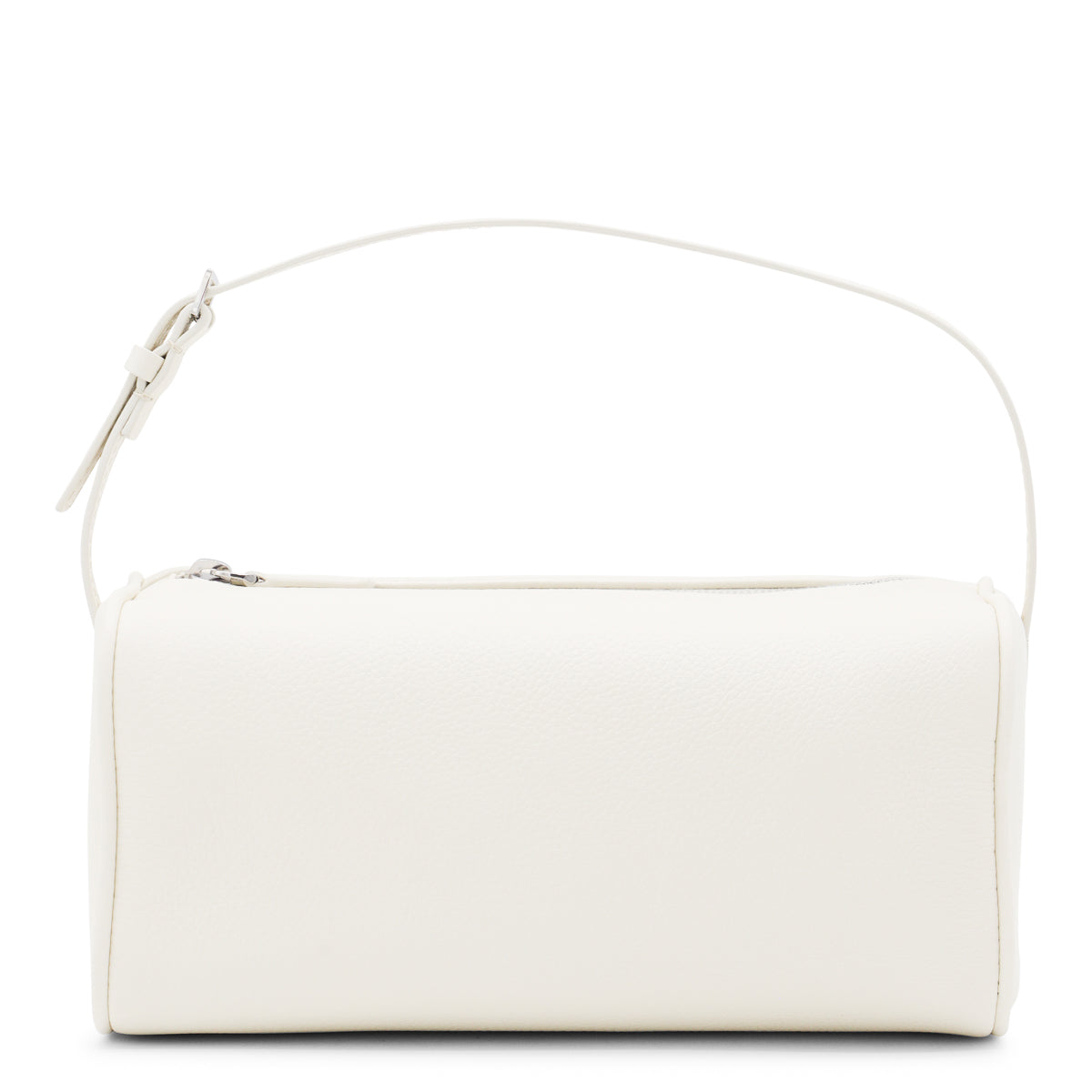 WHITE LEATHER 90'S SHOULDER BAG