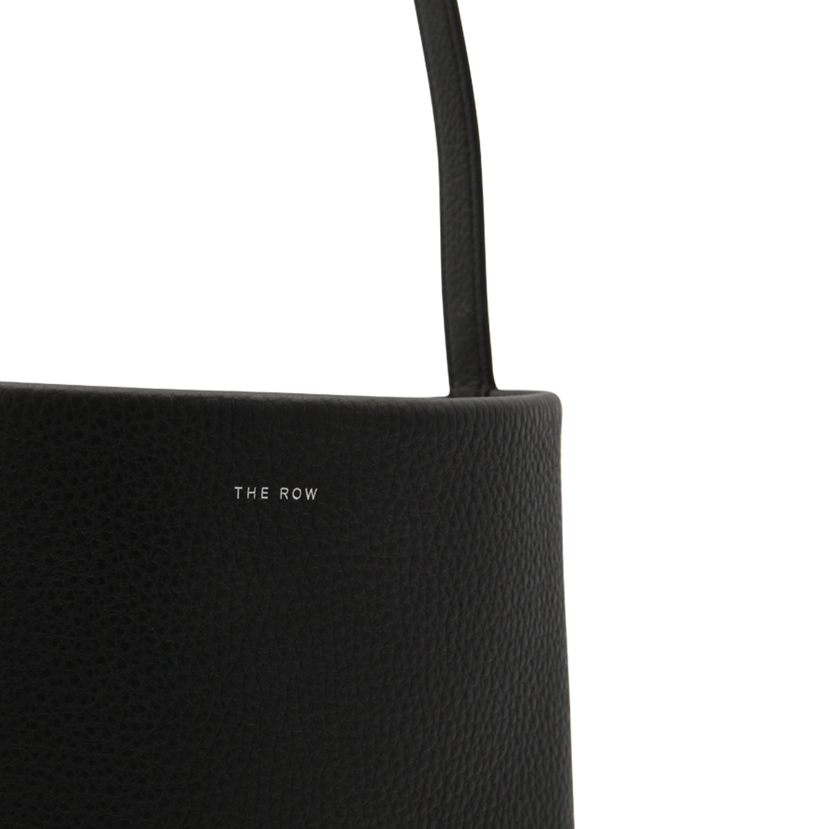 BLACK LEATHER MEDIUM N/S PARK TOTE