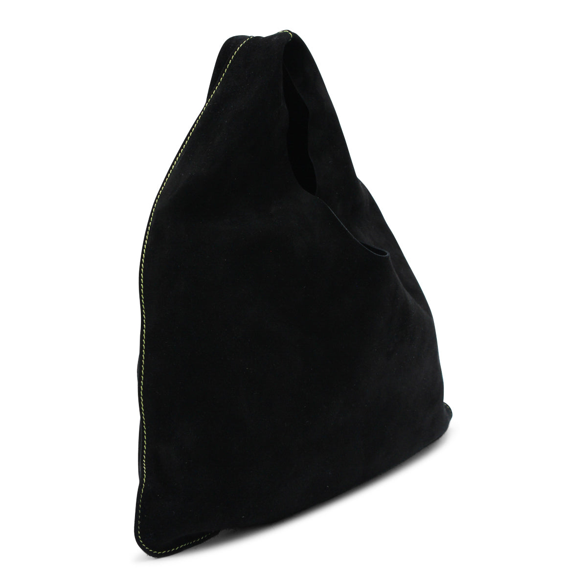 BLACK LEATHER BIDLE SMALL SHOULDER BAG