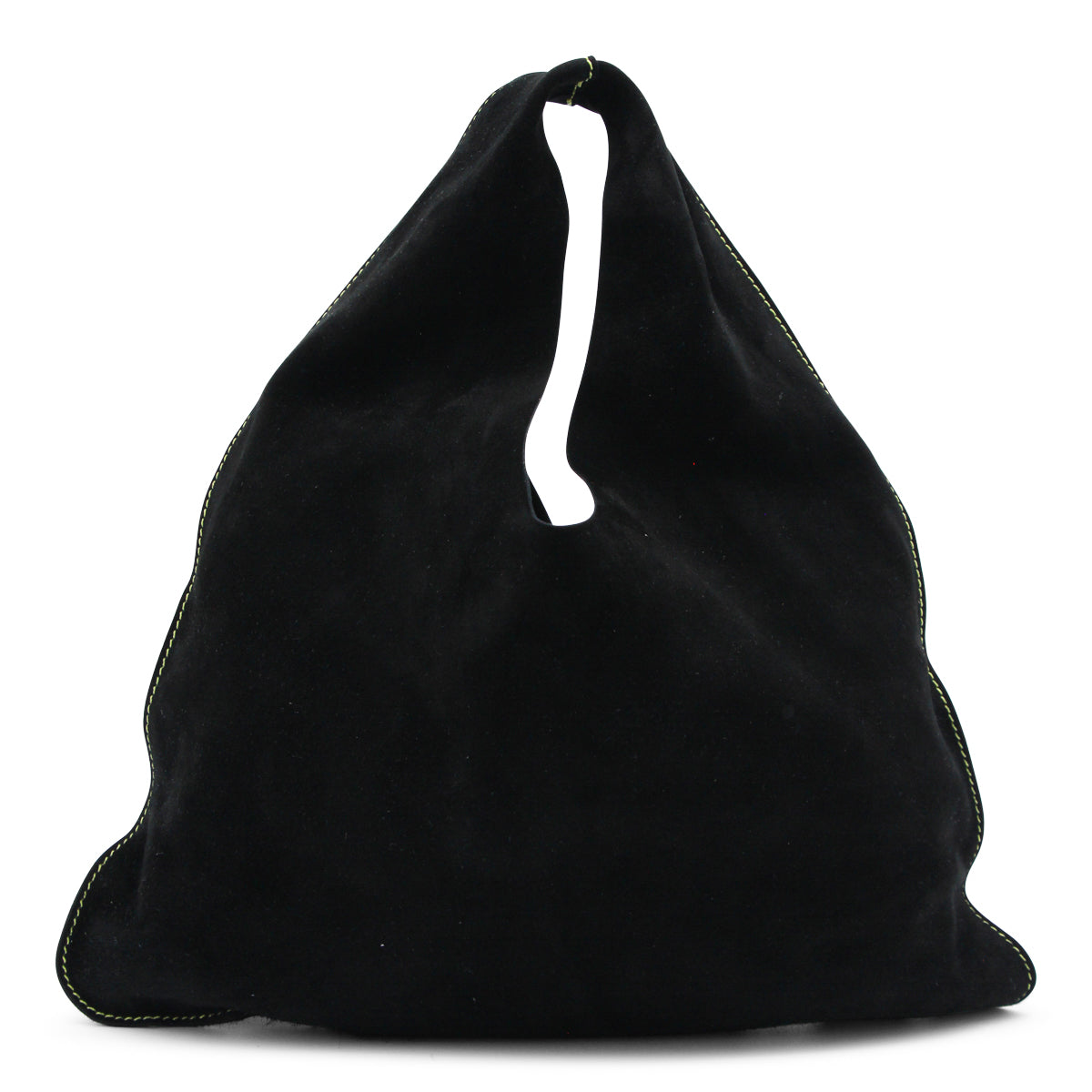 BLACK LEATHER BIDLE SMALL SHOULDER BAG