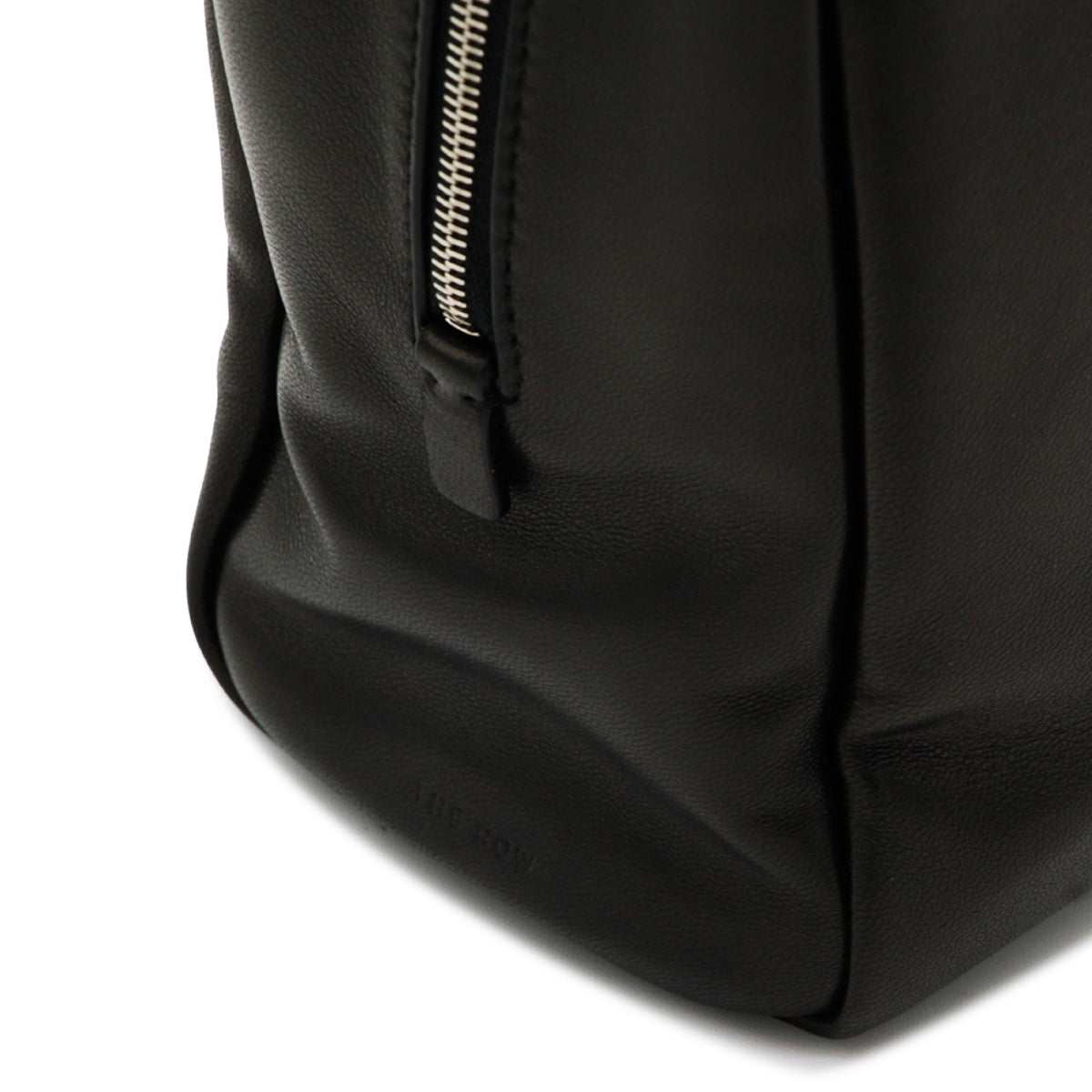 BLACK LEATHER ASTRA BOWLING TOTES
