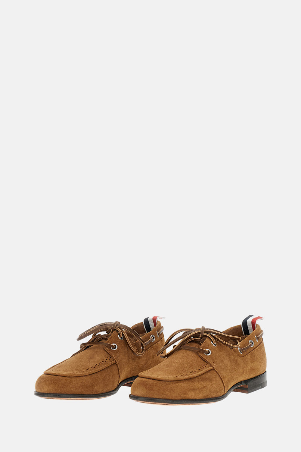 CALF SUEDE BOAT SHOES