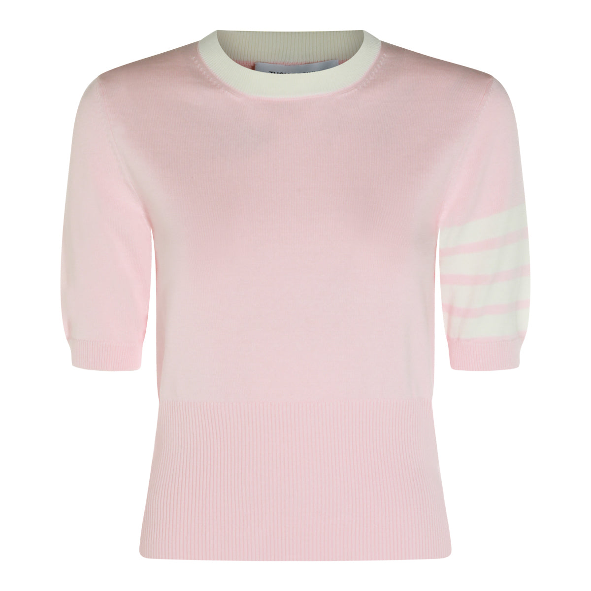 LIGHT PINK COTTON 4BAR KNITWEAR