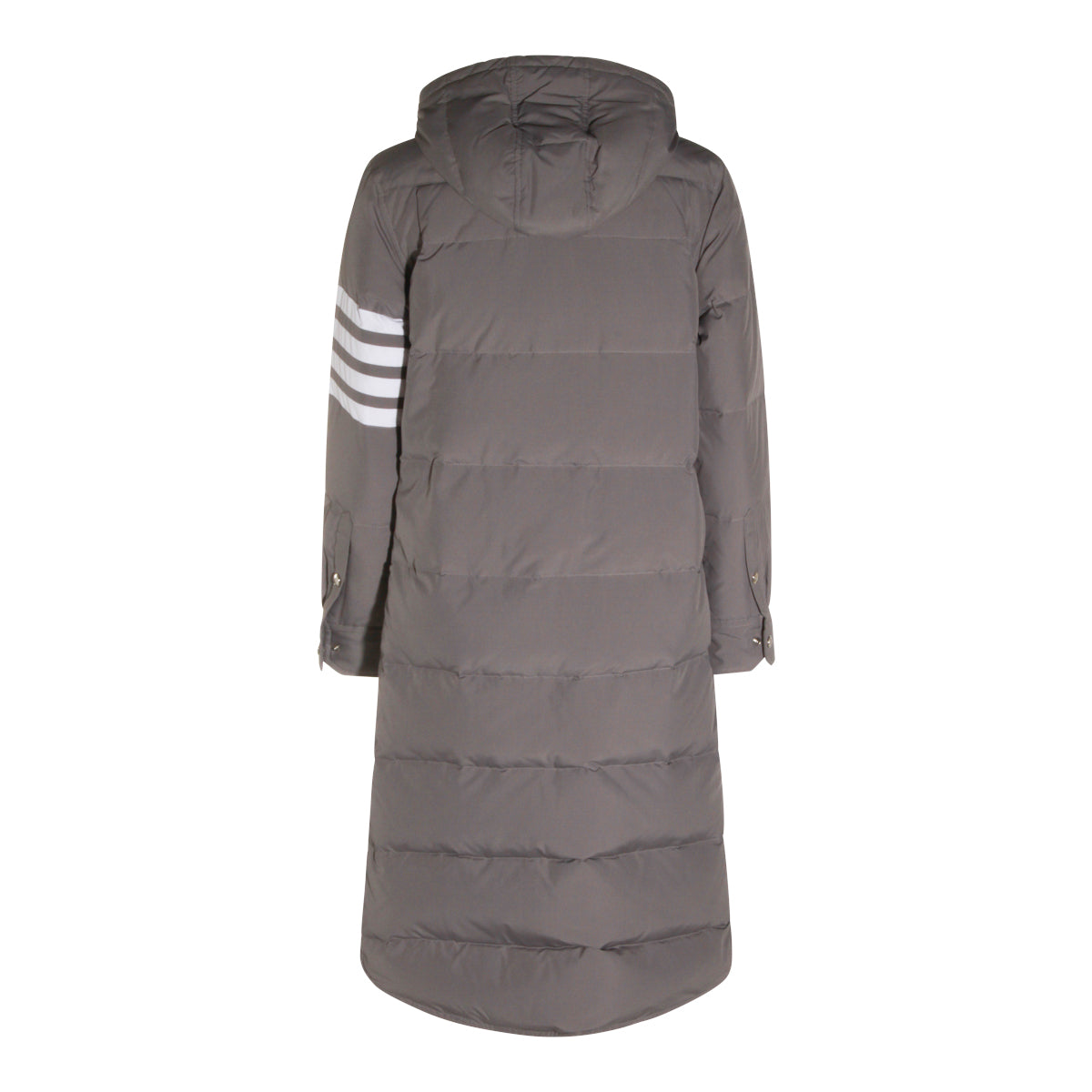 MED GREY 4BAR PADDED DOWN JACKET
