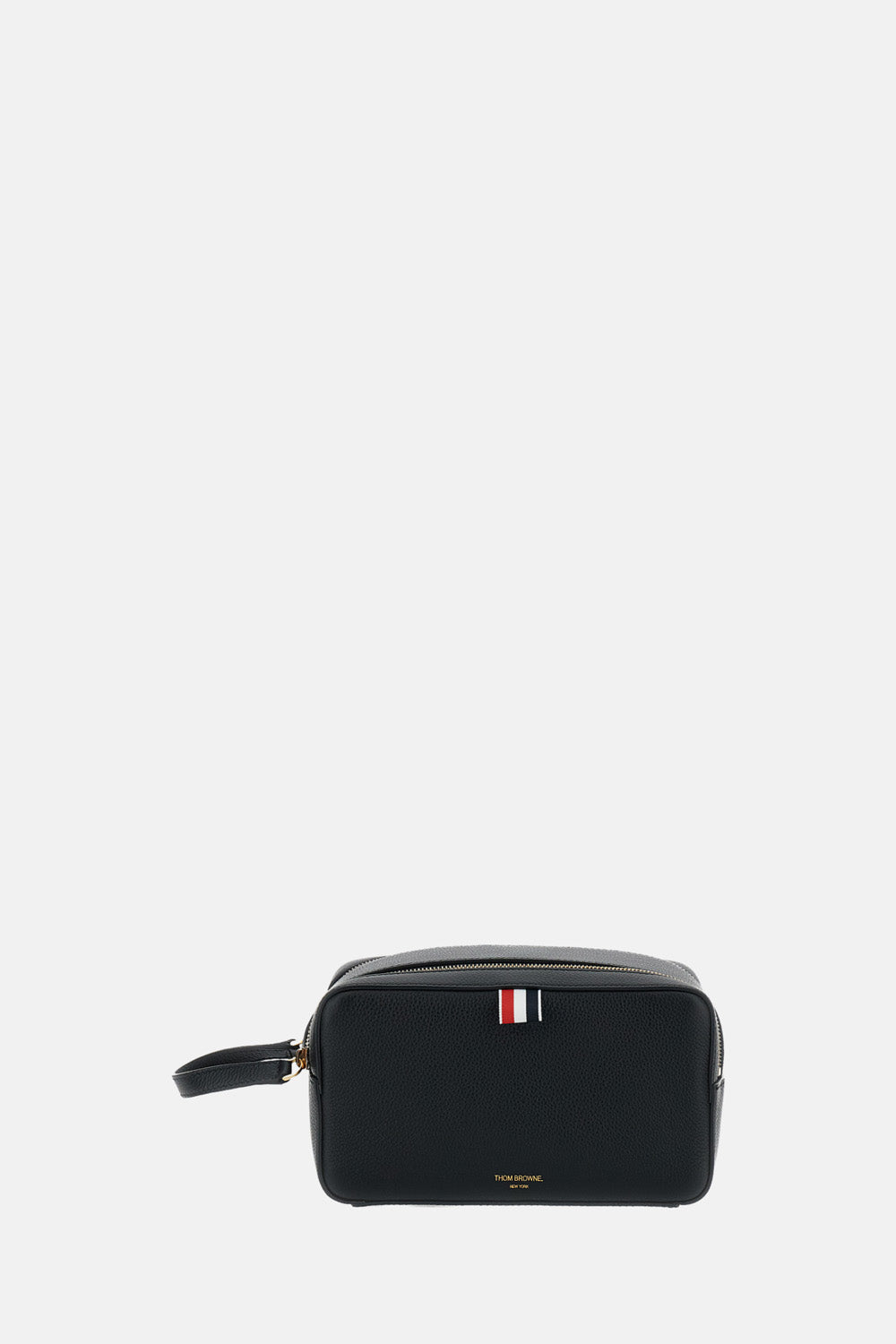 WASH BAG IN SOFT PEBBLE GRAIN LEATHER