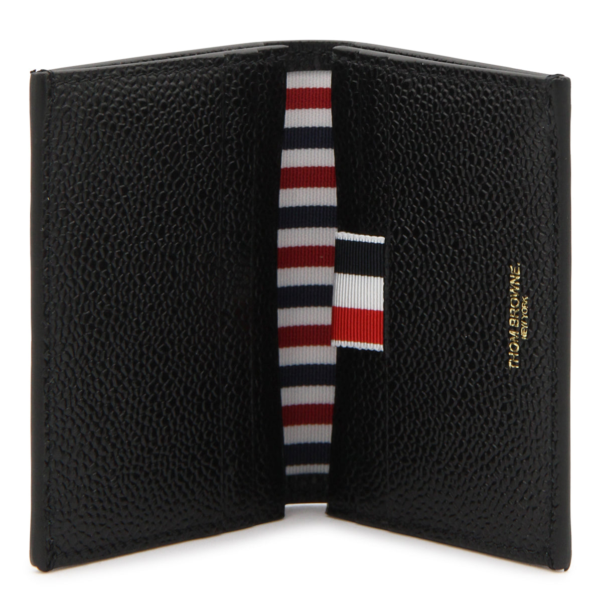 BLACK LEATHER CARD HOLDER