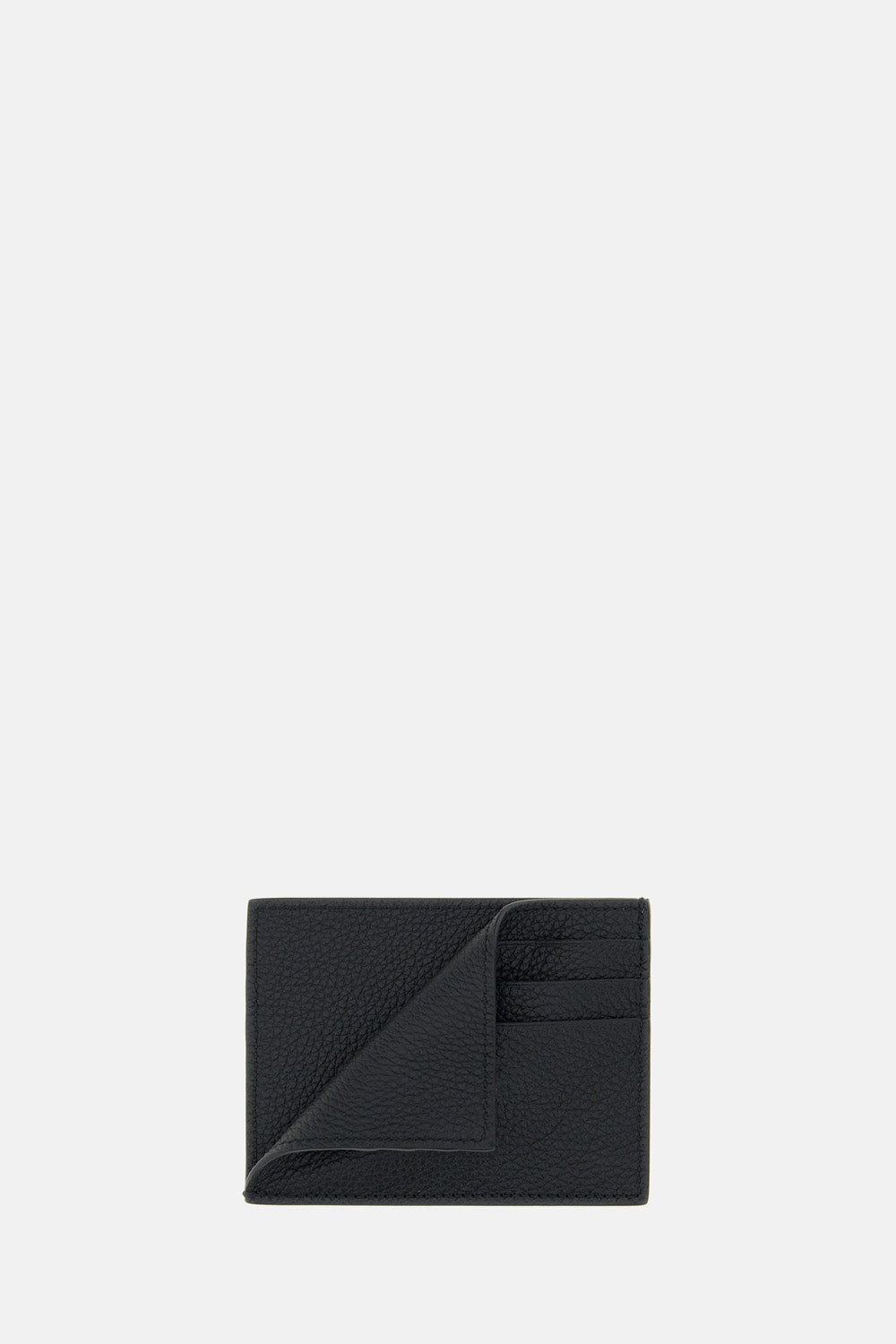 SINGLE CARD HOLDER SOFT PEBBLE GRAIN LEATHER