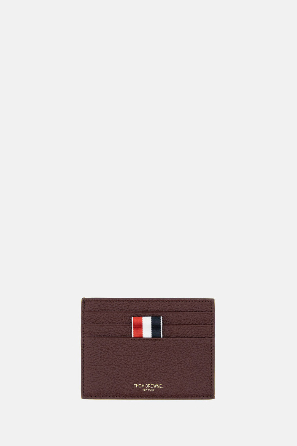 SINGLE CARD HOLDER SOFT PEBBLE GRAIN LEATHER