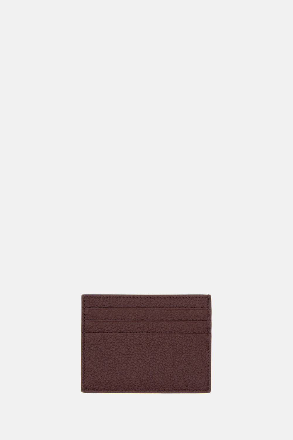SINGLE CARD HOLDER SOFT PEBBLE GRAIN LEATHER