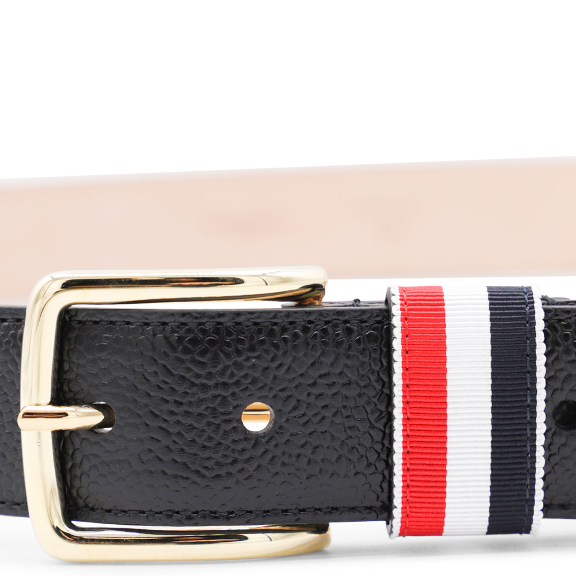 BLACK LEATHER BELT