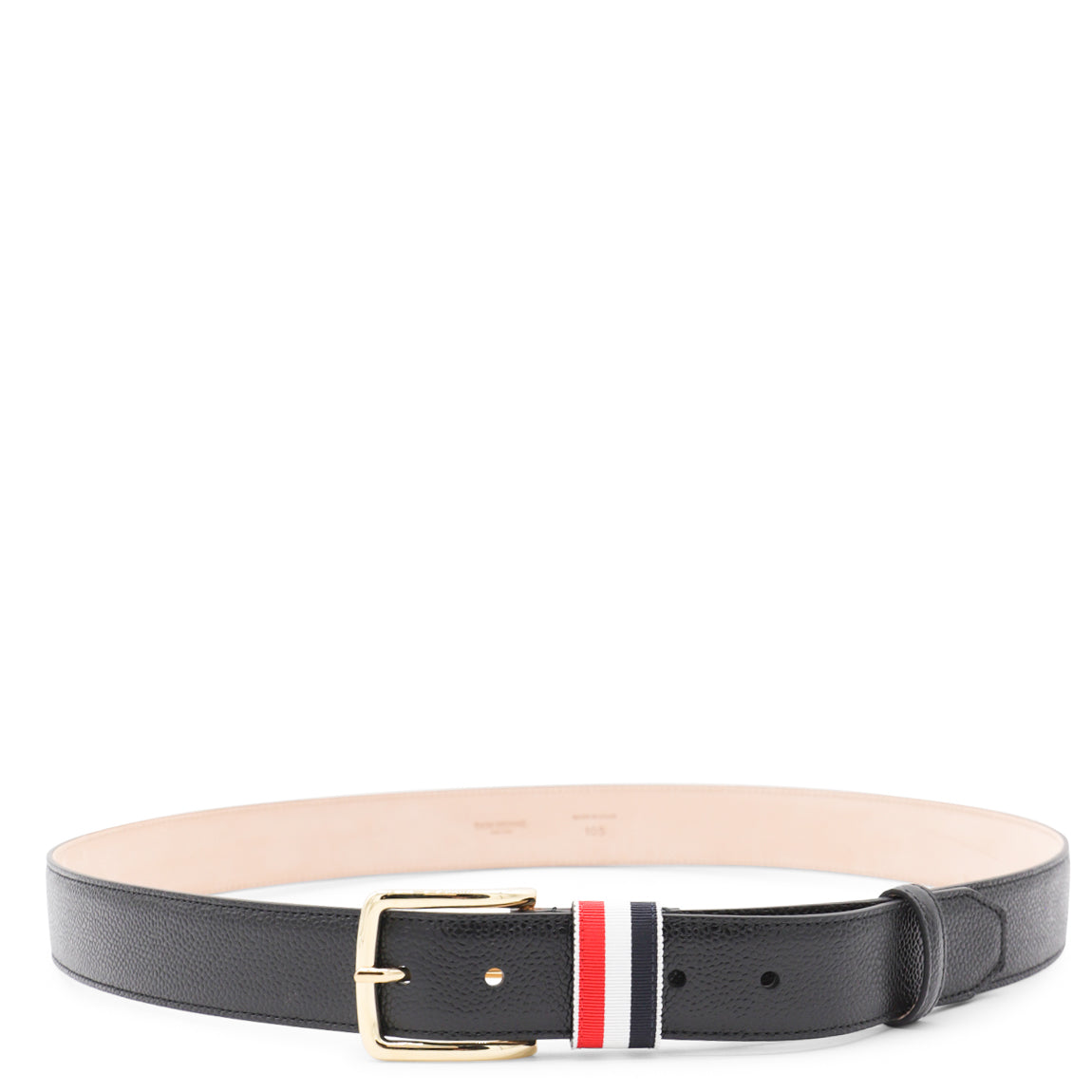 BLACK LEATHER BELT