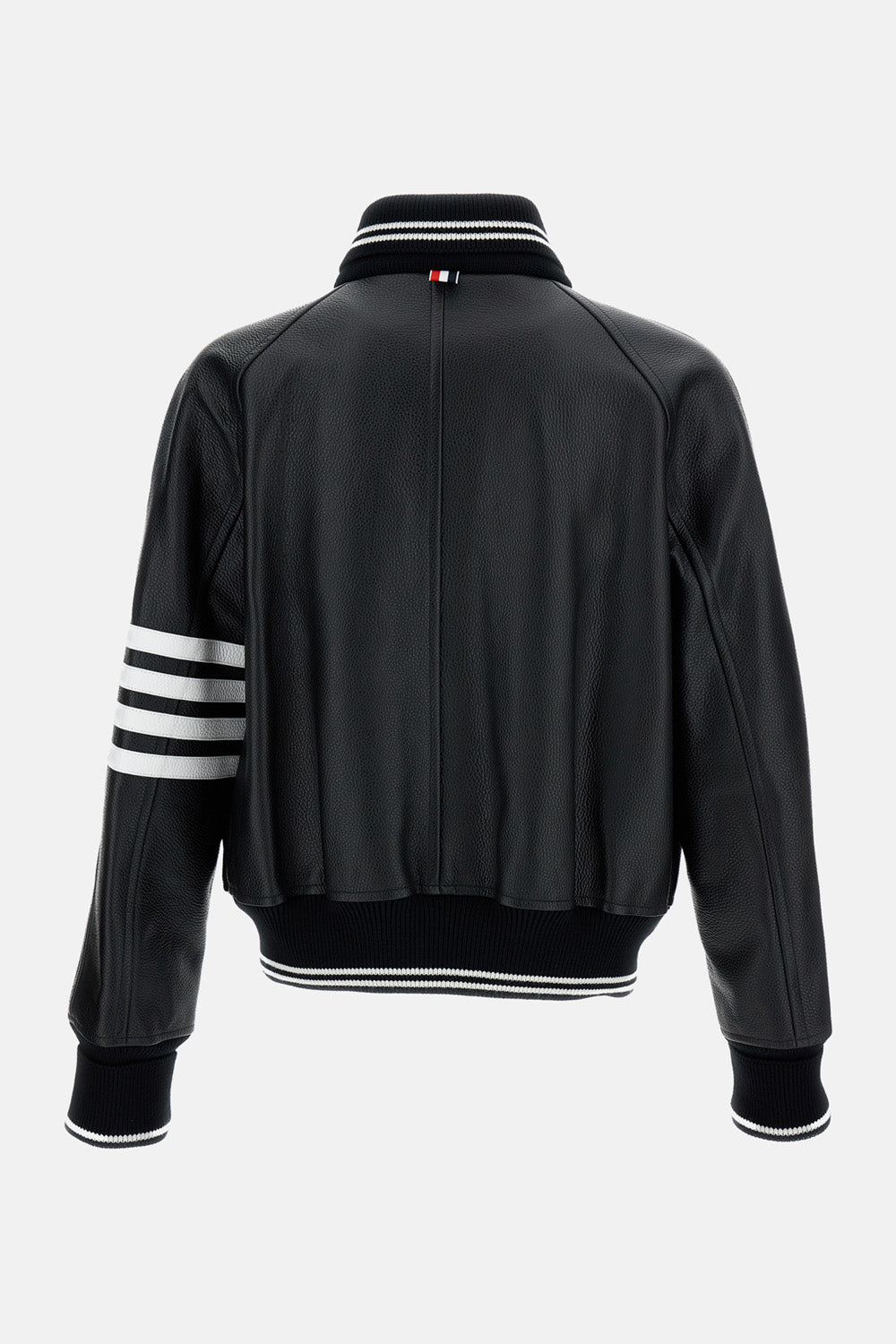 OVERSIZED LEATHER BOMBER JACKET