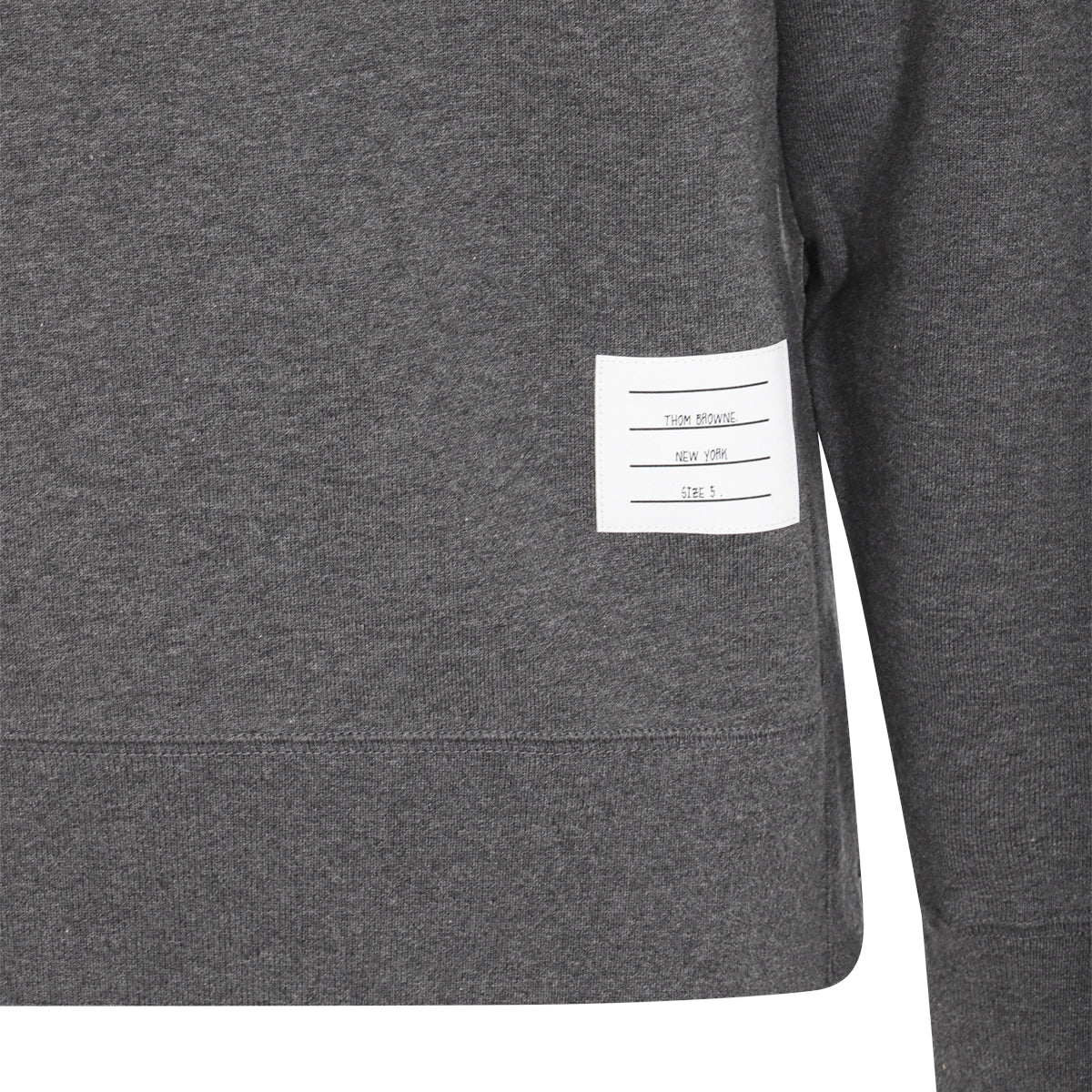 GREY COTTON SWEATSHIRT