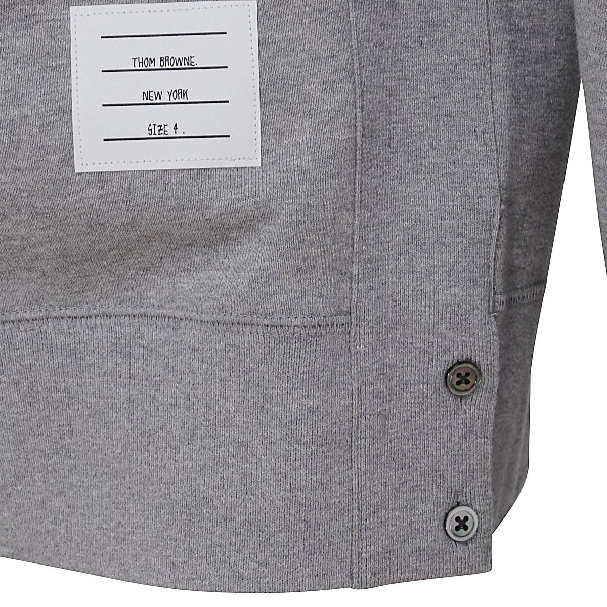 LIGHT GREY COTTON SWEATSHIRT