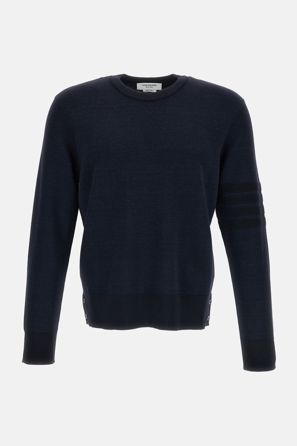OTTOMAN MILANO STITCH 4-BAR BOMBER PULLOVER