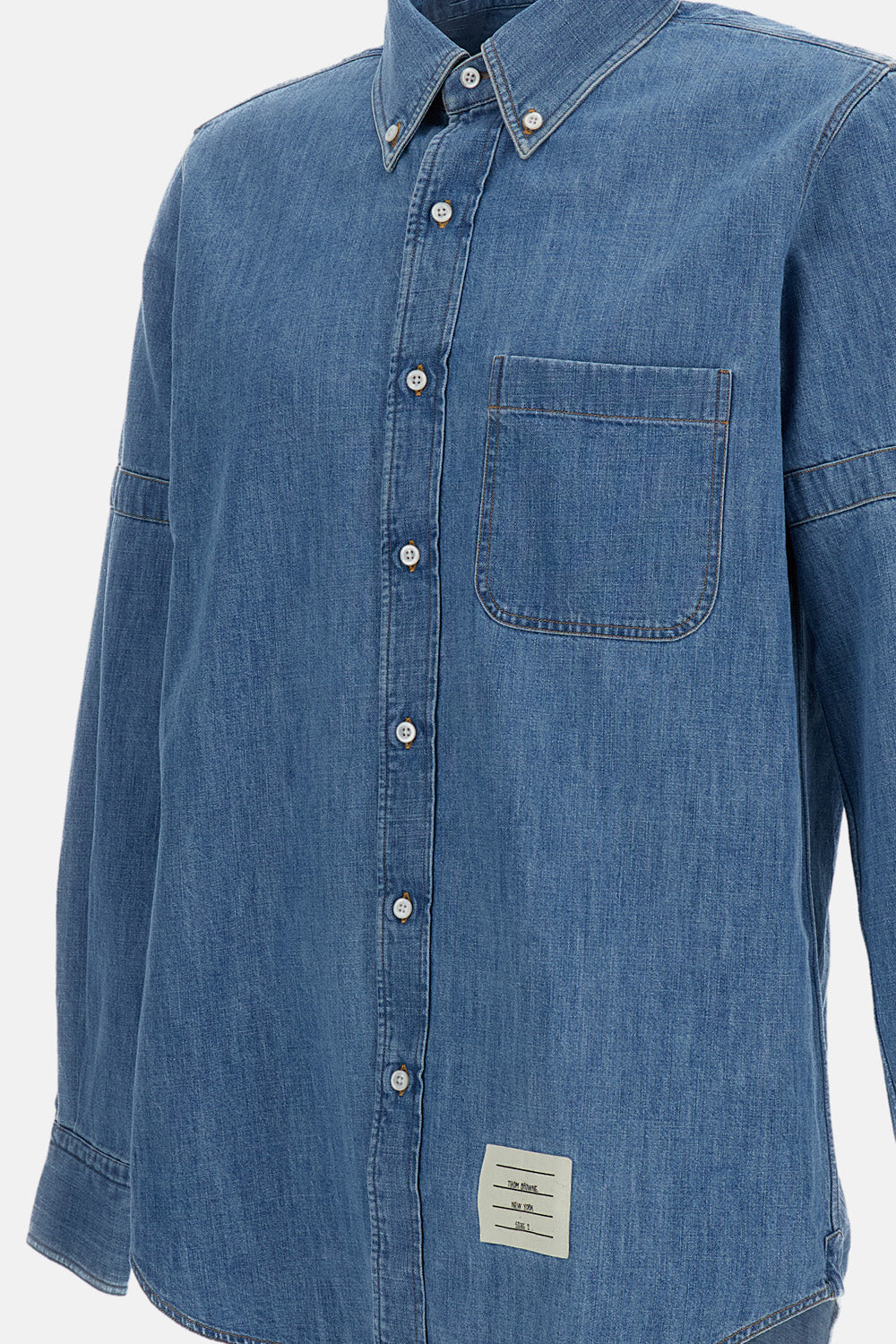 ARMBAND IN WASHED DENIM SHIRT