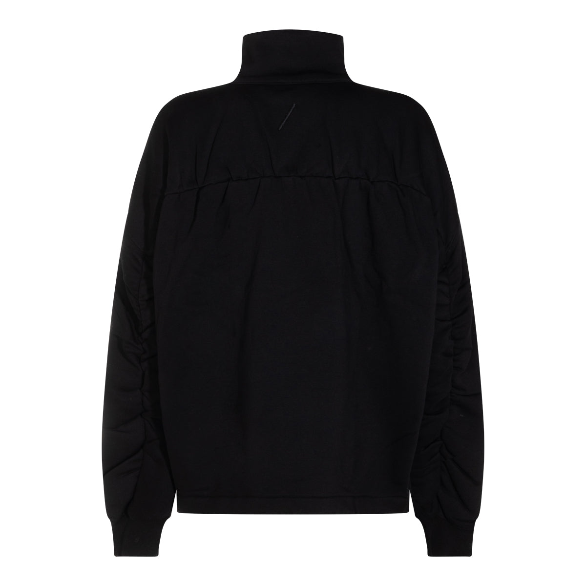 BLACK COTTON SWEATSHIRT