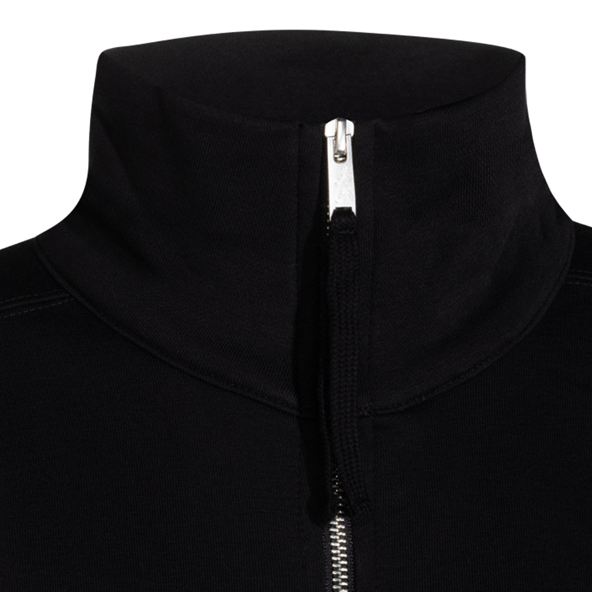 BLACK COTTON SWEATSHIRT