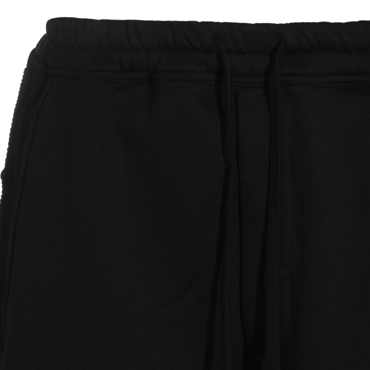 BLACK COTTON CARGO PANTS