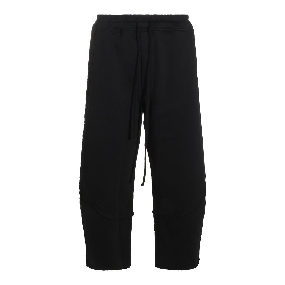 BLACK COTTON CARGO PANTS