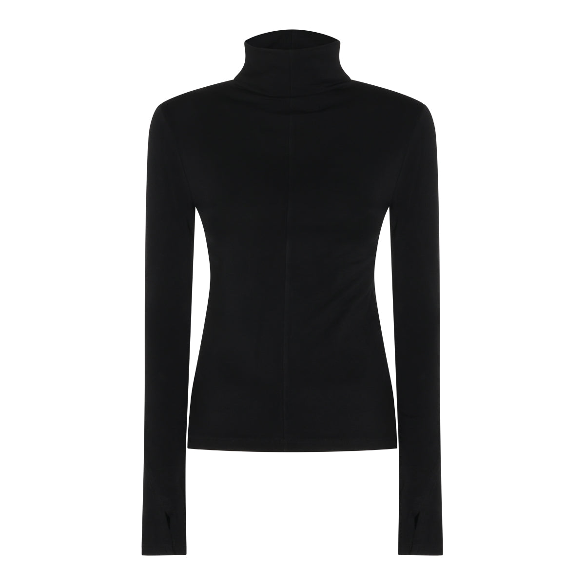 BLACK STRETCH TOP