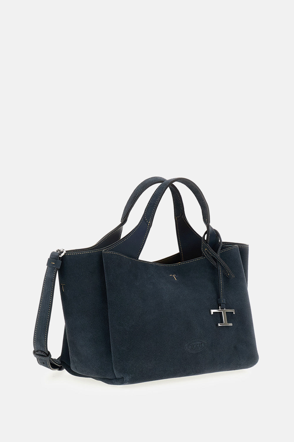 APA 2 HANDLES MINI SUEDE BAG