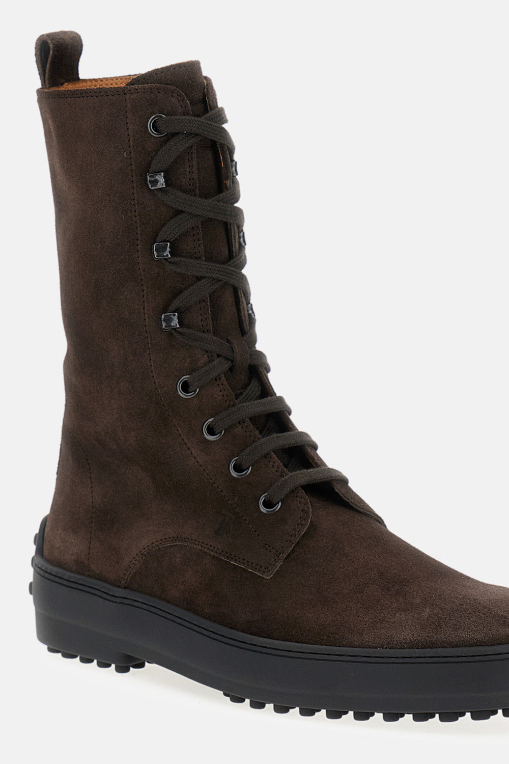 HIGH SUEDE ANKLE BOOTS