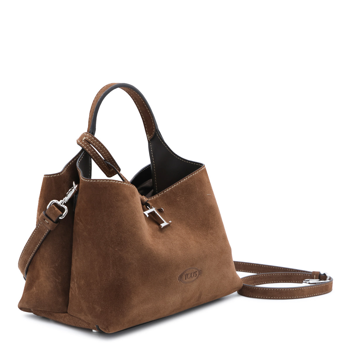 TOBACCO SUEDE APA MICRO TOP HANDLE BAG