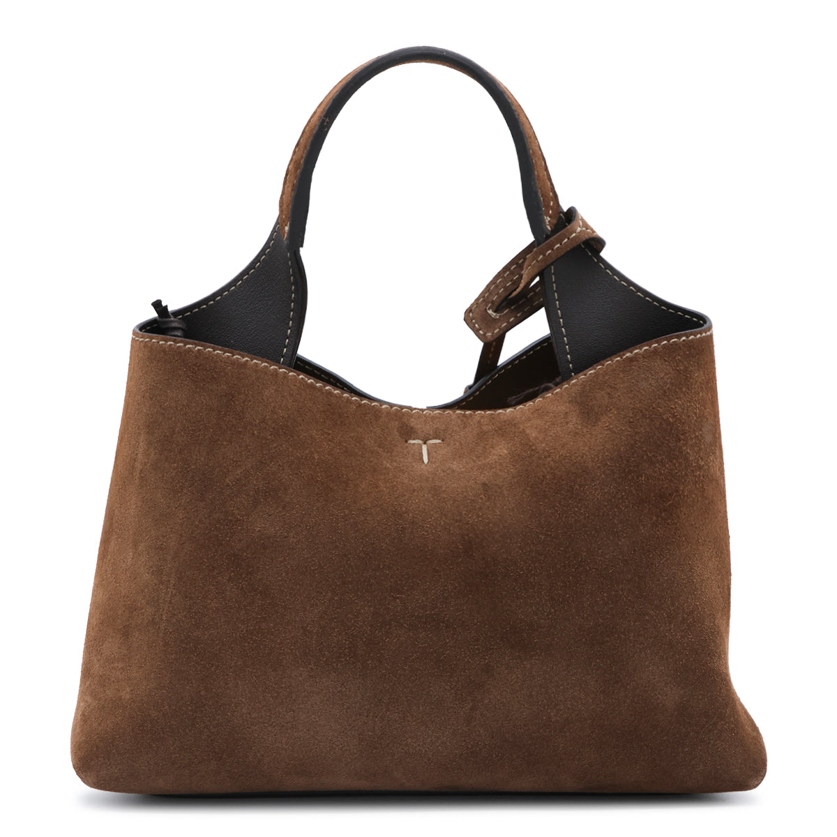 TOBACCO SUEDE APA MICRO TOP HANDLE BAG