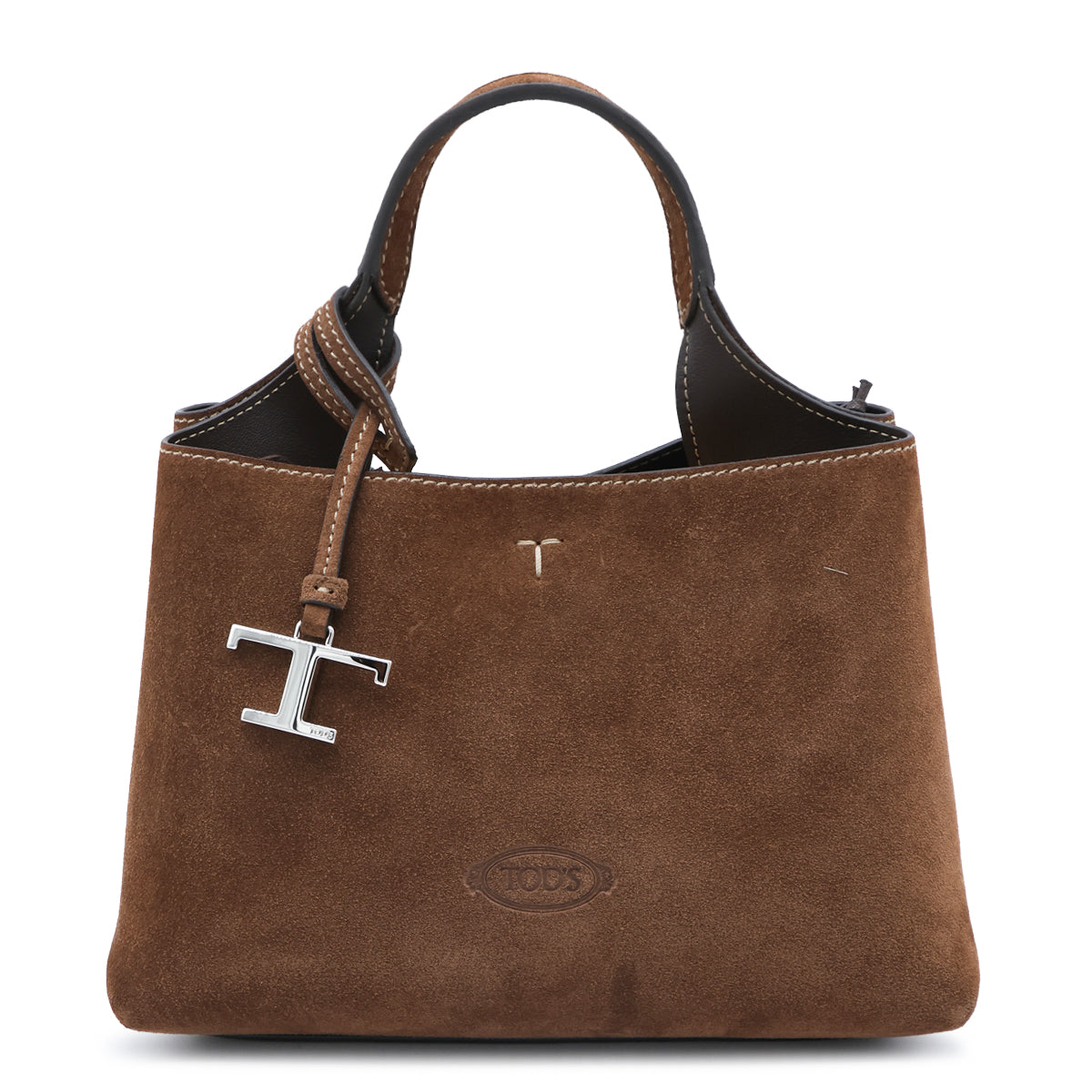 TOBACCO SUEDE APA MICRO TOP HANDLE BAG