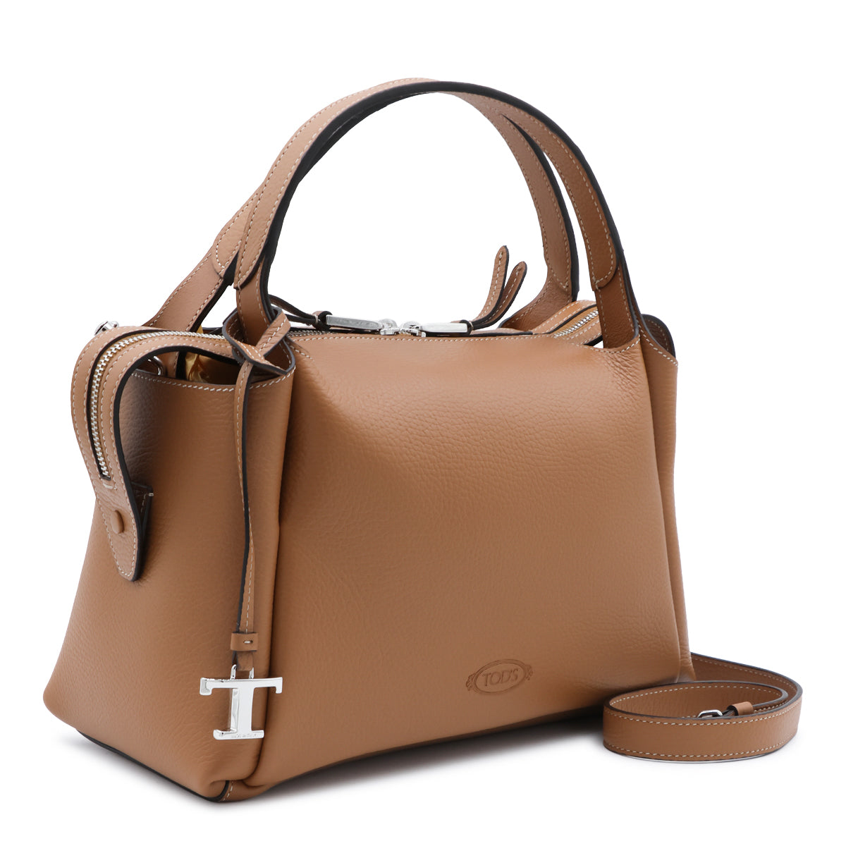 BROWNE LEATHER APA SMALL BOWLING TOP HANDLE BAG