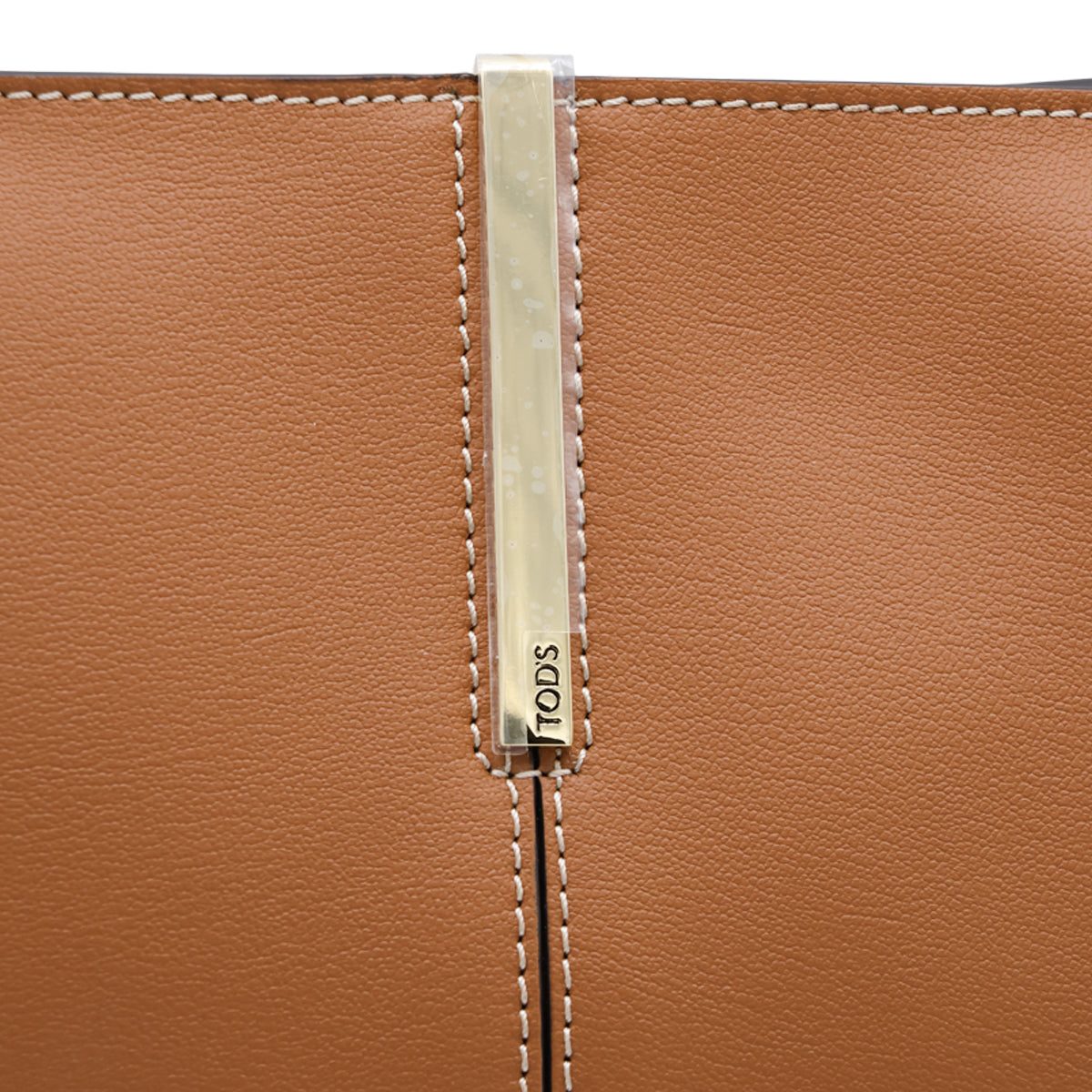 BROWN LEATHER SMALL TOTE