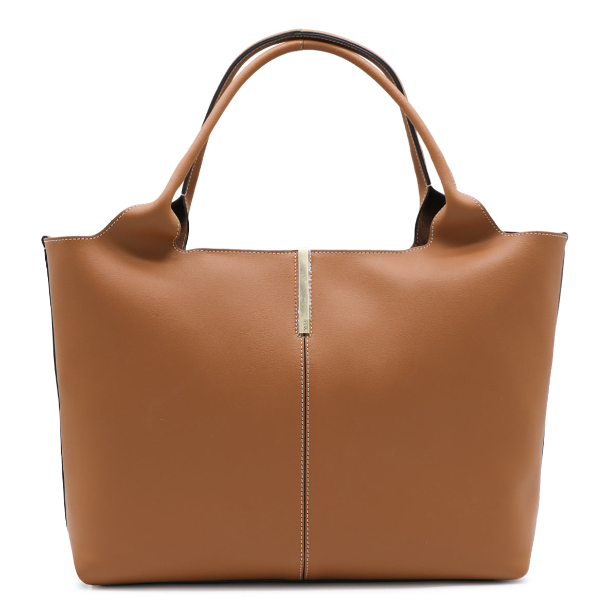 BROWN LEATHER SMALL TOTE