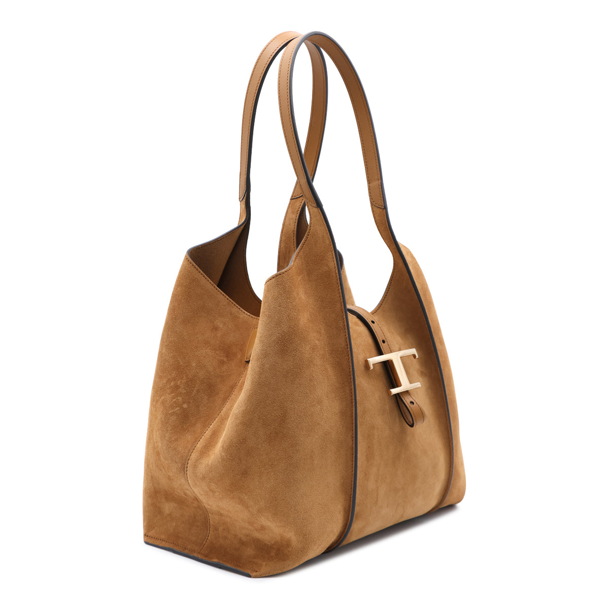 BROWN SUEDE TIMELESS TOTE