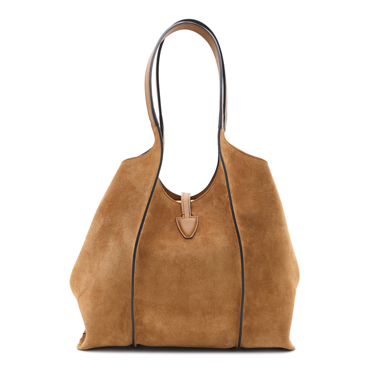 BROWN SUEDE TIMELESS TOTE