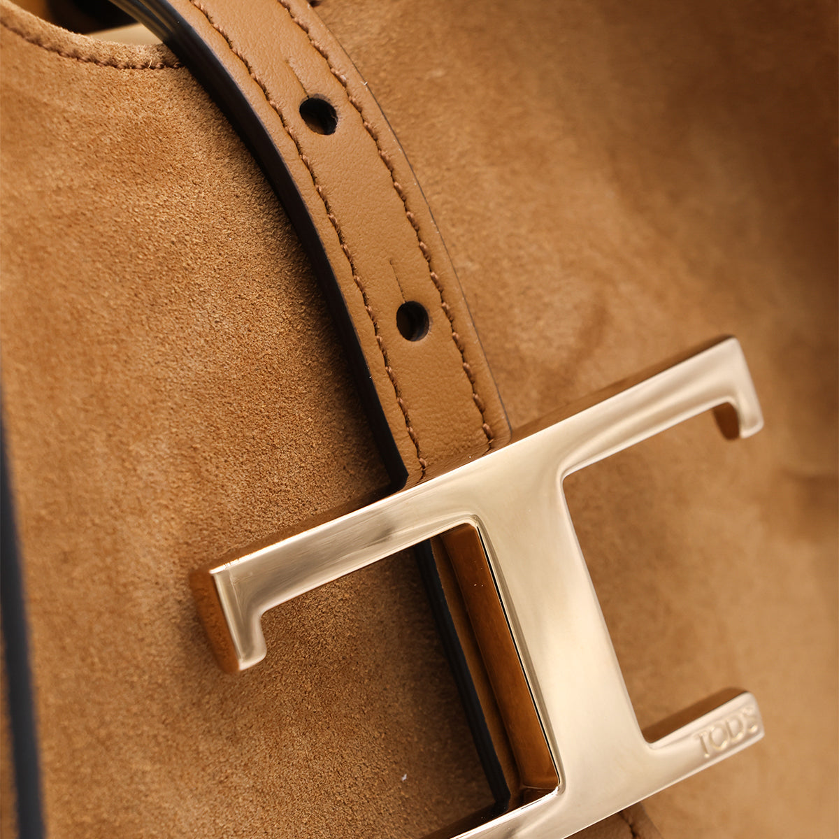 BROWN SUEDE TIMELESS TOTE