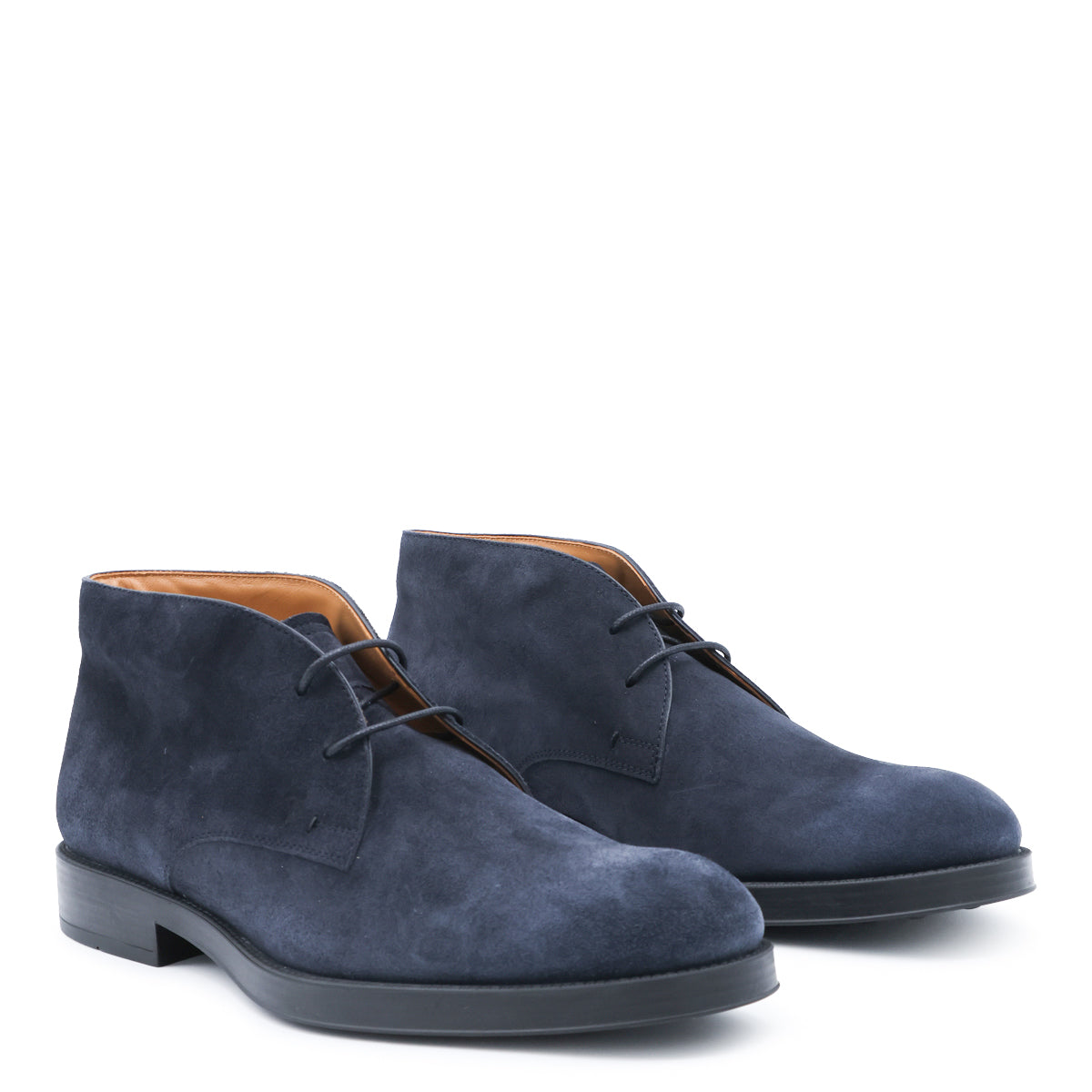 DEEP NAVY SUEDE BOOTS