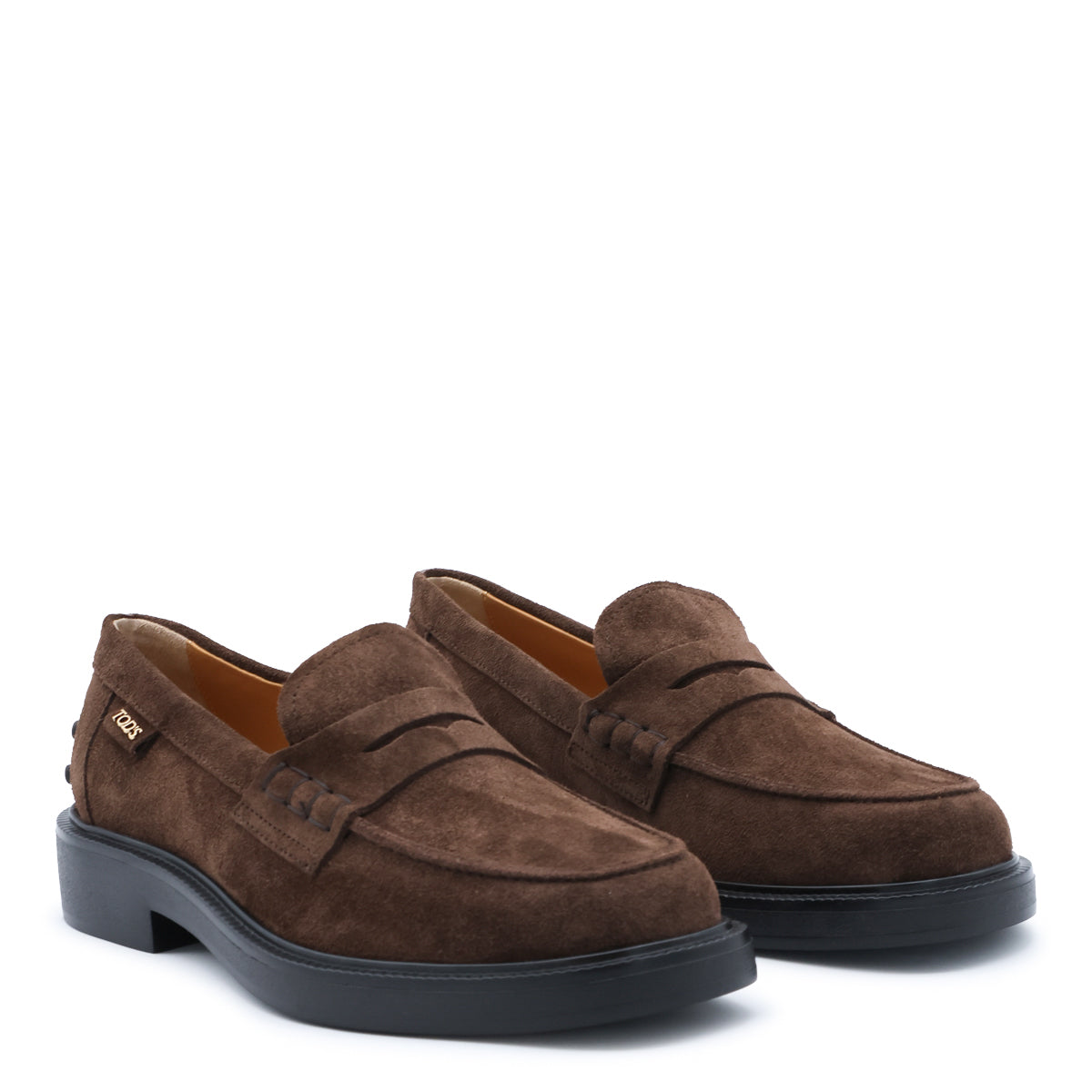 BROWN SUEDE LOAFERS