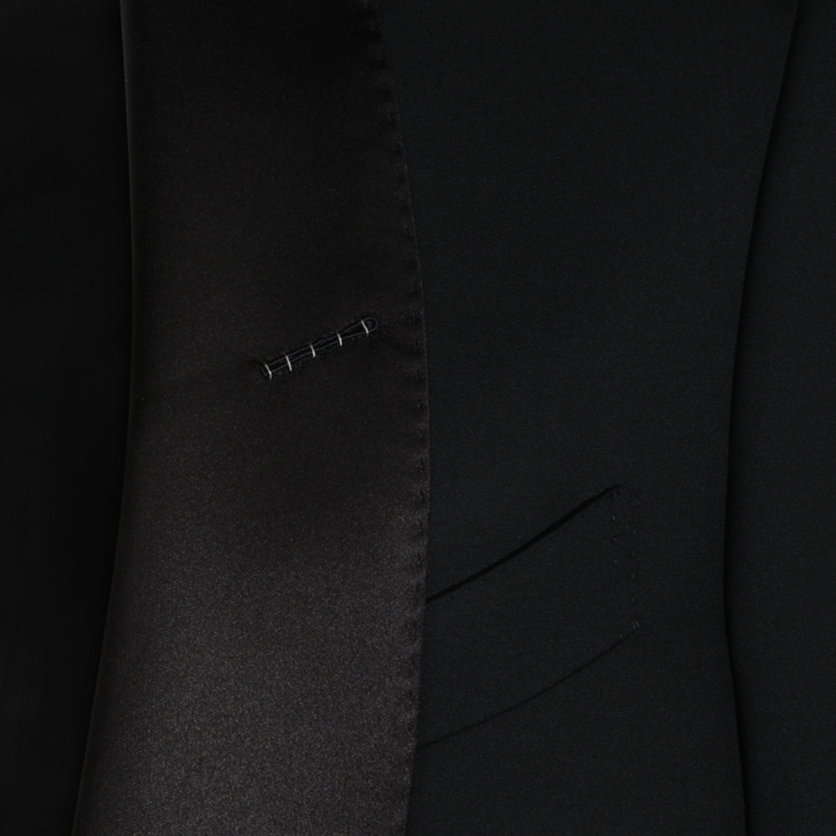 BLACK WOOL SUIT