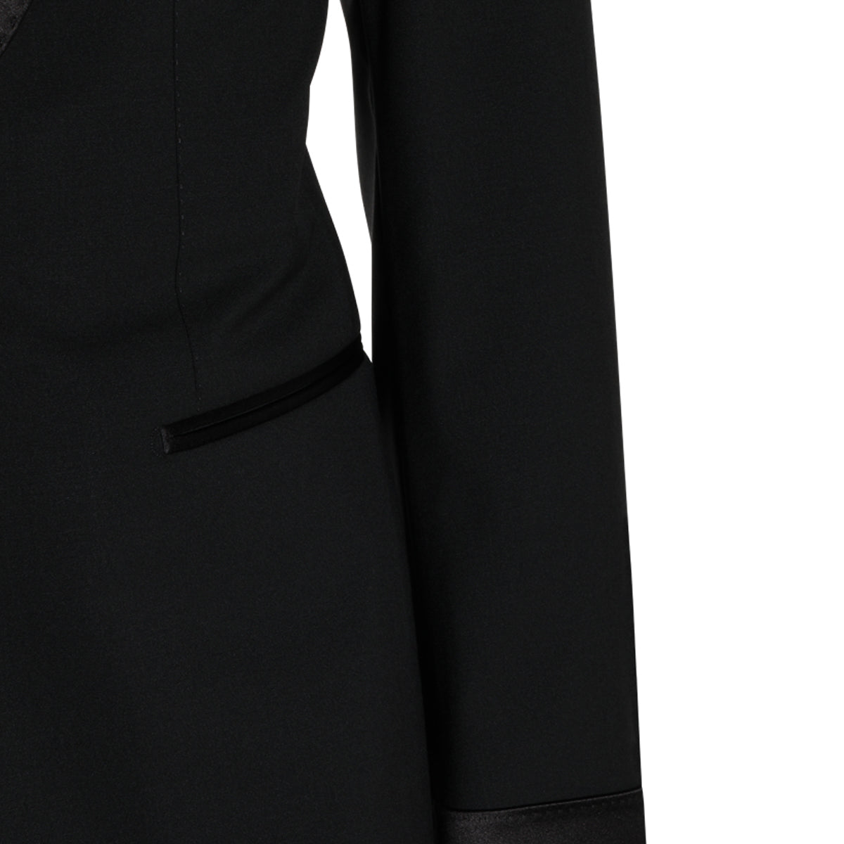 BLACK WOOL SUIT