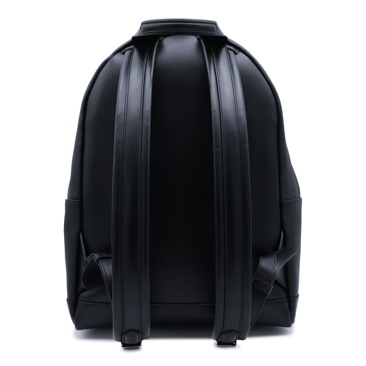 BLACK LEATHER BACKPACK