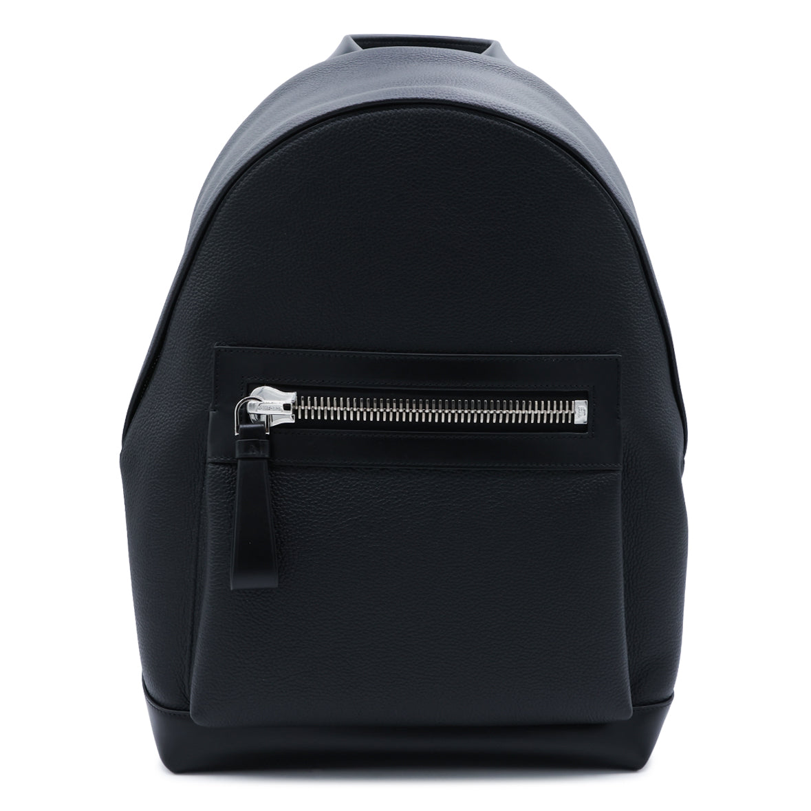 BLACK LEATHER BACKPACK