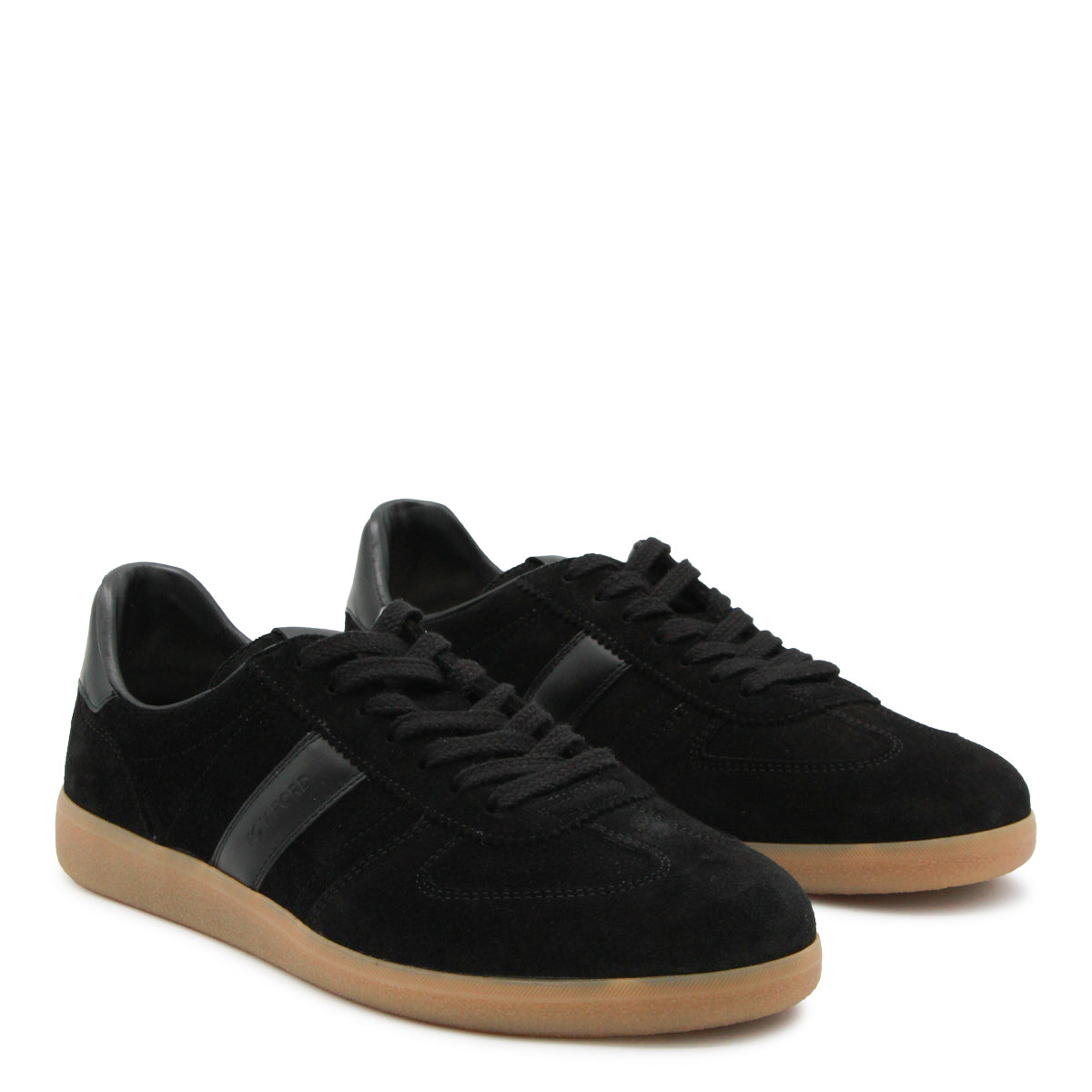 BLACK SUEDE SNEAKERS