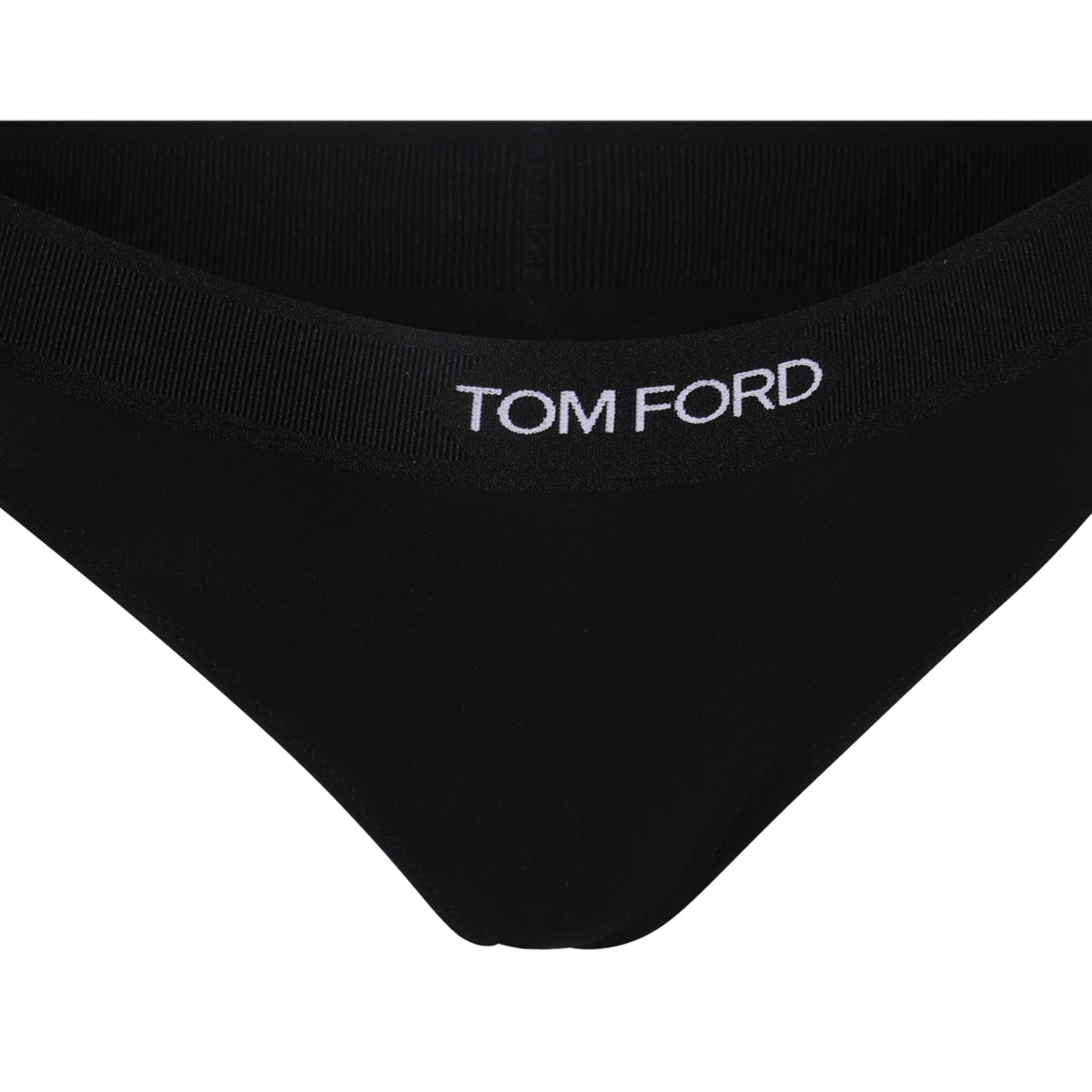 BLACK COTTON SLIP UNDERWEAR