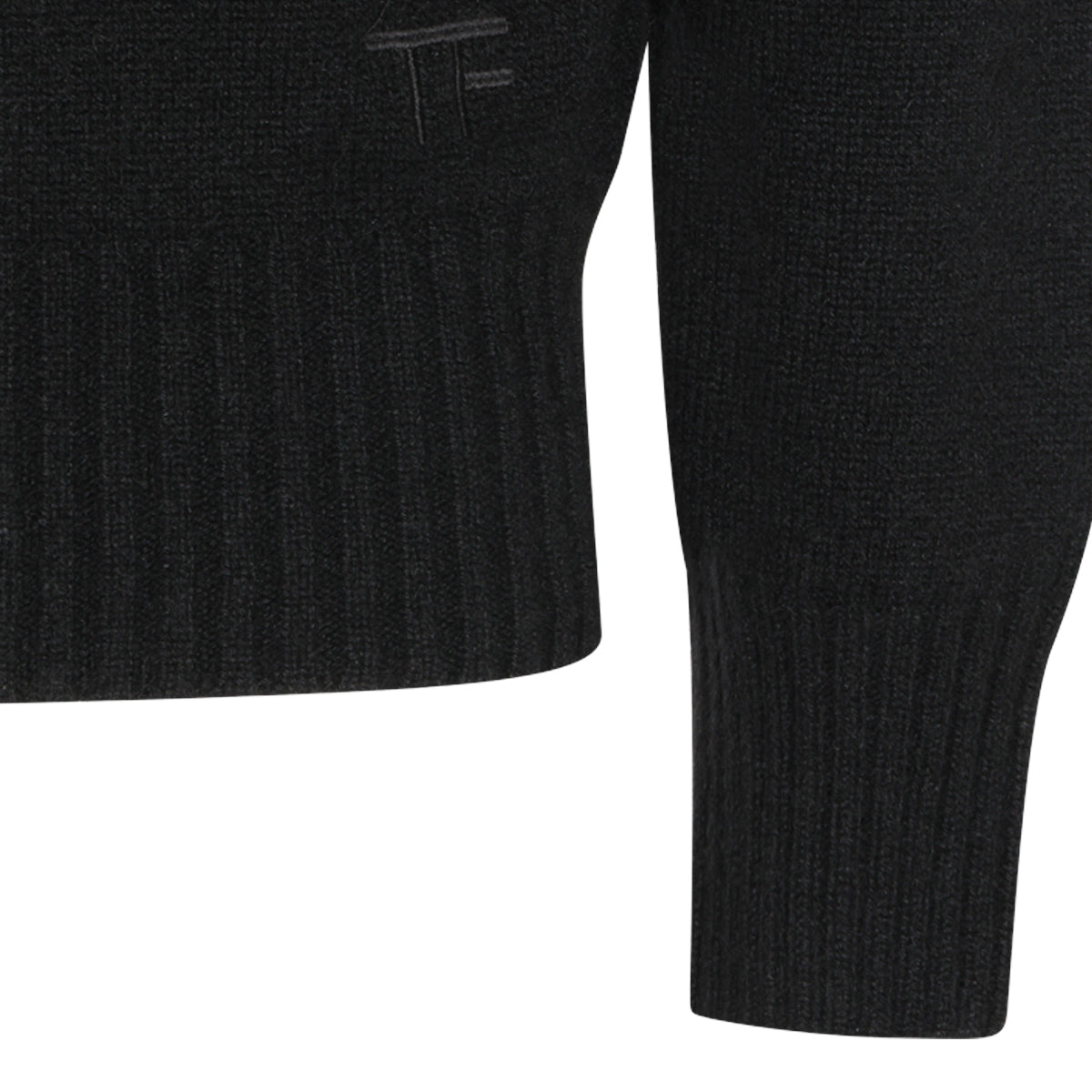 BLACK CASHMERE SWEATER