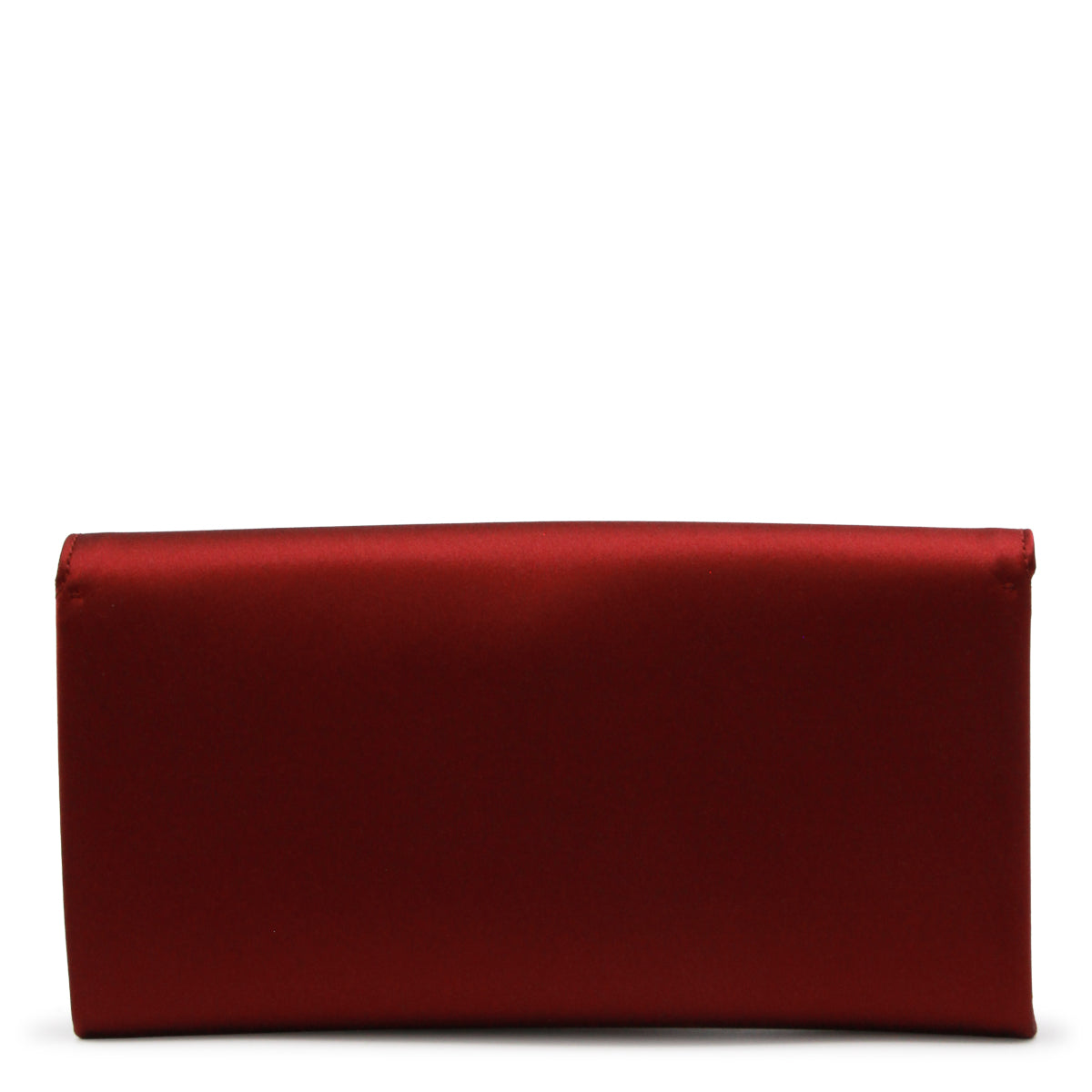 RED VISCOSE CLUTCH